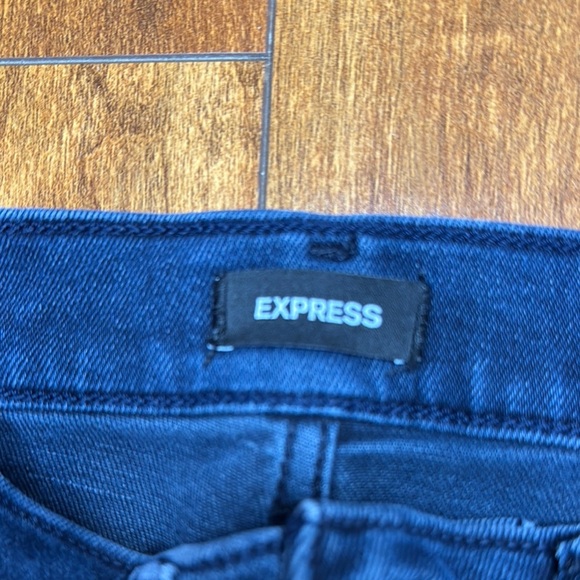 #EXPRESS Dark Blue Women's Jeans - Picture 5 of 6